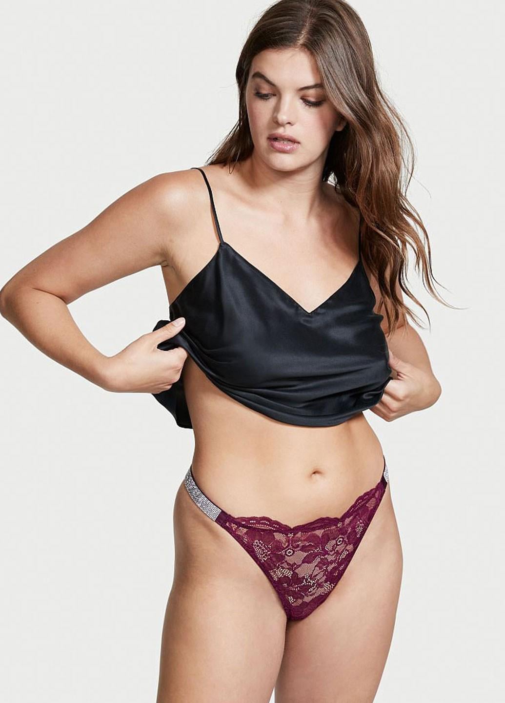 Трусики Victoria's Secret XS Бордовый (704000817318SDCXS)