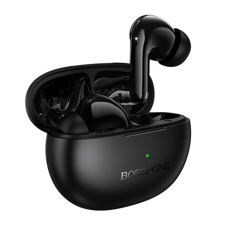 Навушники бездротові TWS Borofone FQ16 Star ANC+ENC smart AI translation headset App Black (6941991127663)