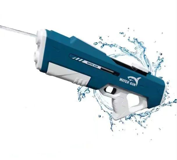 Водяной автомат Water Gun 8825-1 аккумуляторный с автоматической подачей воды Синий