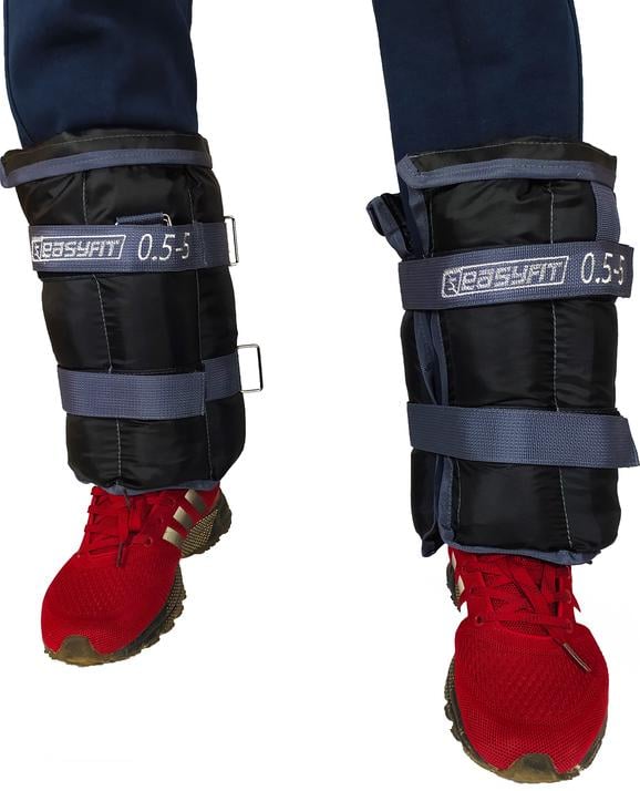 Обважнювачі для ніг та рук EasyFit набірні жилет 0,5-5 кг 2 шт. (EF-AWTS-550) - фото 3 Обважнювачі для ніг та рук EasyFit набірні жилет 0,5-5 кг 2 шт. (EF-AWTS-550) - фото 3