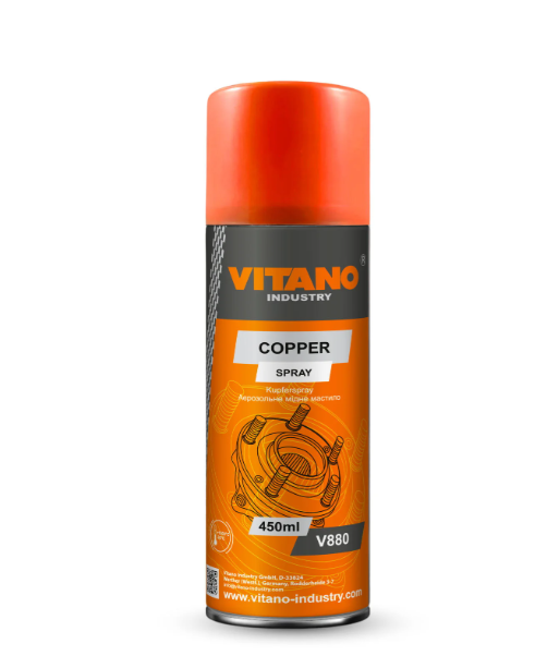 Смазка аэрозольная раздельная медная Copper Spray Vitano V880 450 мл (КИЛ830216)