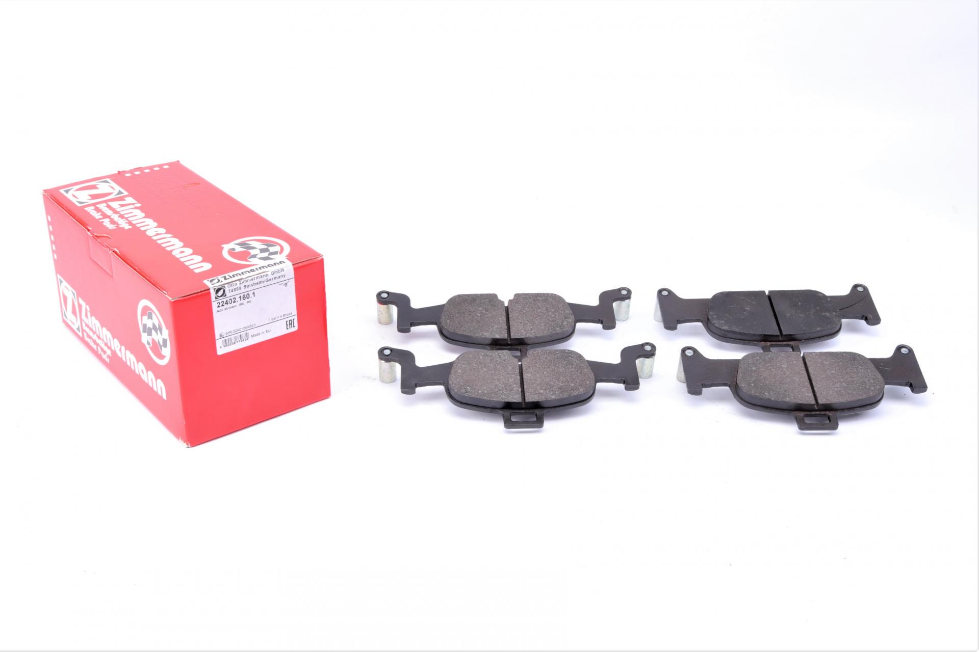 Тормозные колодки передние ZIMMERMANN для Audi A4/A5/A6/A7/Q5 15- Ate-Teves (22402.160.1)