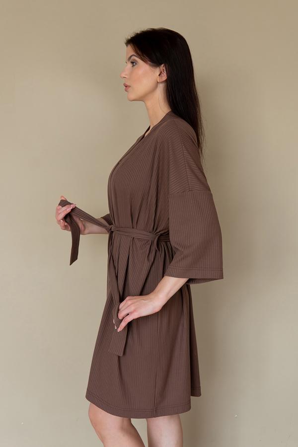 Халат трикотажний OS Brownie (TR0077-08-04_ONE) - фото 3 Халат трикотажний OS Brownie (TR0077-08-04_ONE) - фото 3