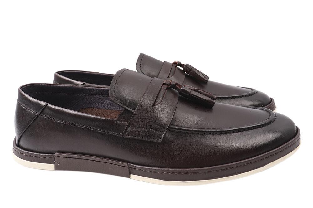 Туфли мужские Arees из натуральной кожи р. 43 Черный (104-21DTC)