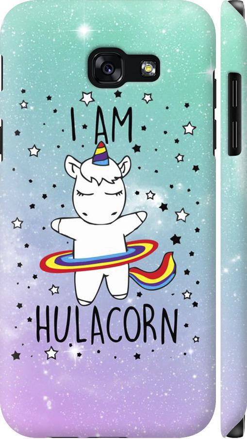 Чехол на Samsung Galaxy A5 (2017) I'm hulacorn (3976m-444-42517)