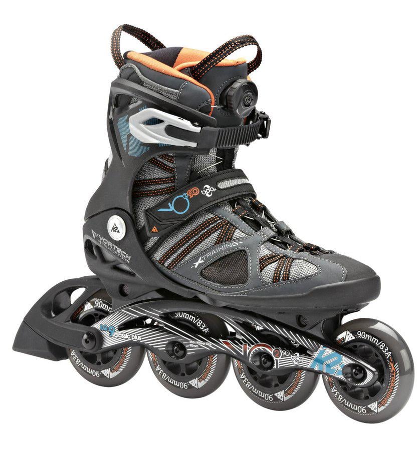 Роликові ковзани K2 Vo2 90 BOA M р. 44,5 Сірий (3040009 - 6) Роликові ковзани K2 Vo2 90 BOA M р. 44,5 Сірий (3040009 - 6)