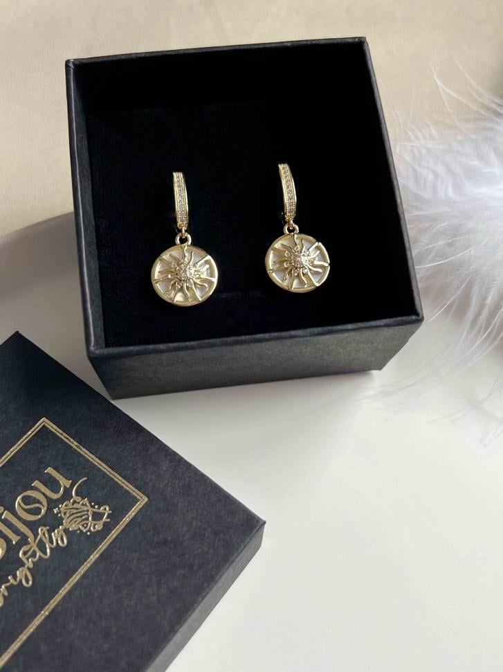 Сережки з сонцем (5620)