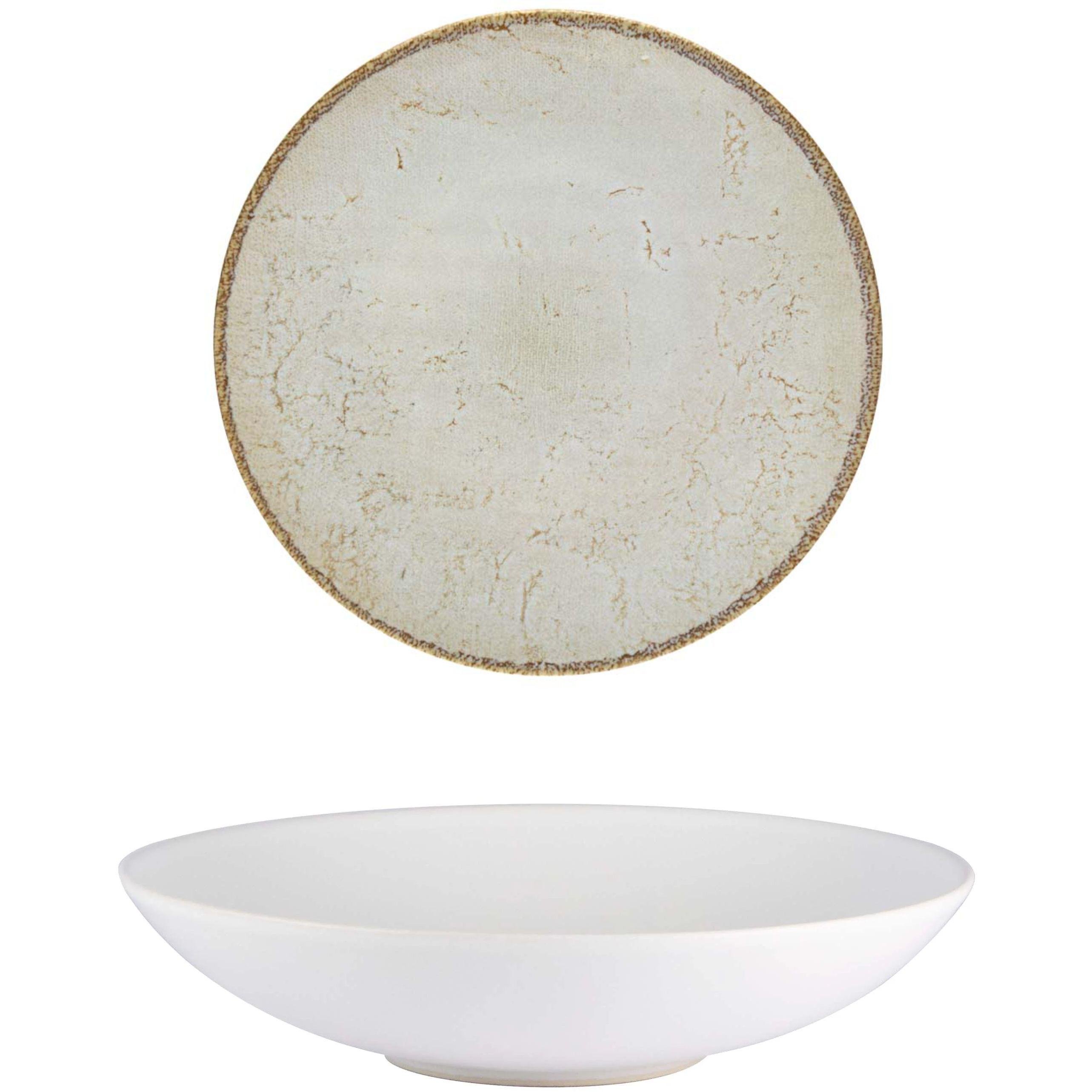 Тарілка плоска Mesa Lily White Linen 17 см (FF0810462409) - фото 3 Тарілка плоска Mesa Lily White Linen 17 см (FF0810462409) - фото 3