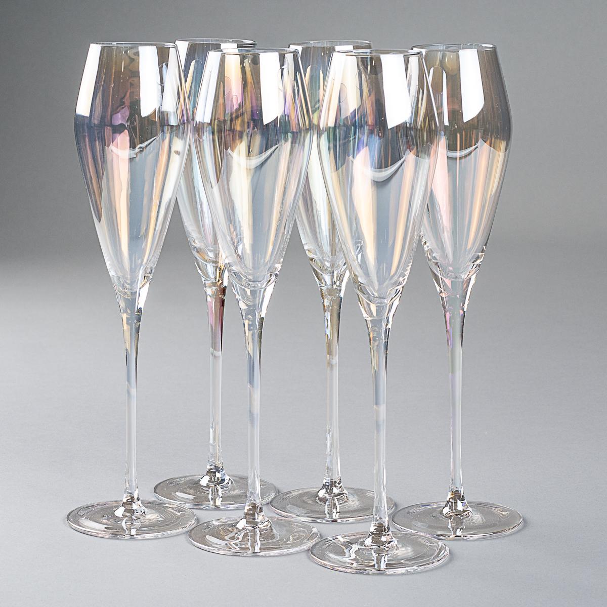 Комплект бокалов для шампанского Elisey Иней 6 шт. (8507-012)