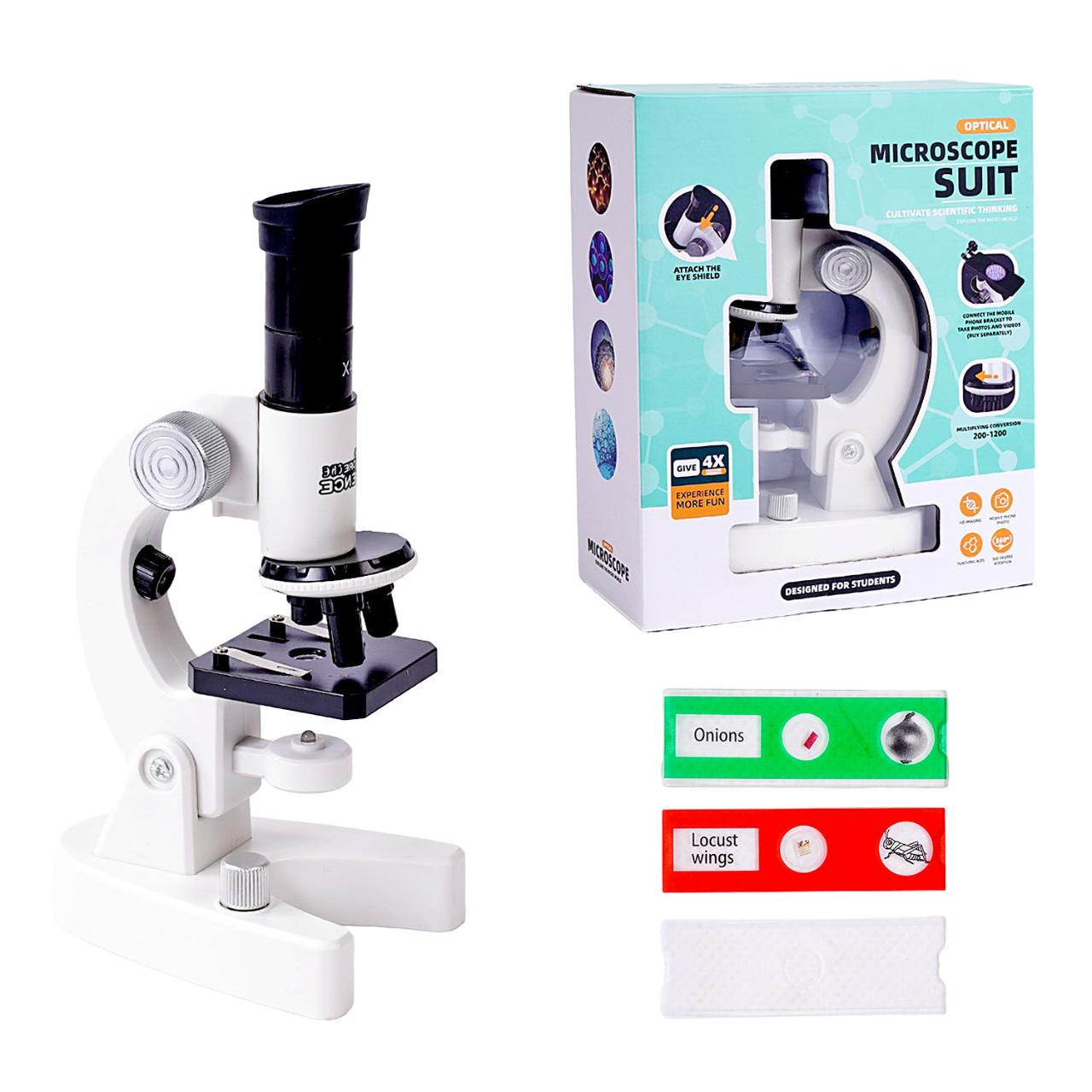 Микроскоп для детей LZ 8610 подсветка/увеличительная линза/дополнительное оборудование в коробке (156133) - фото 2 Микроскоп для детей LZ 8610 подсветка/увеличительная линза/дополнительное оборудование в коробке (156133) - фото 2