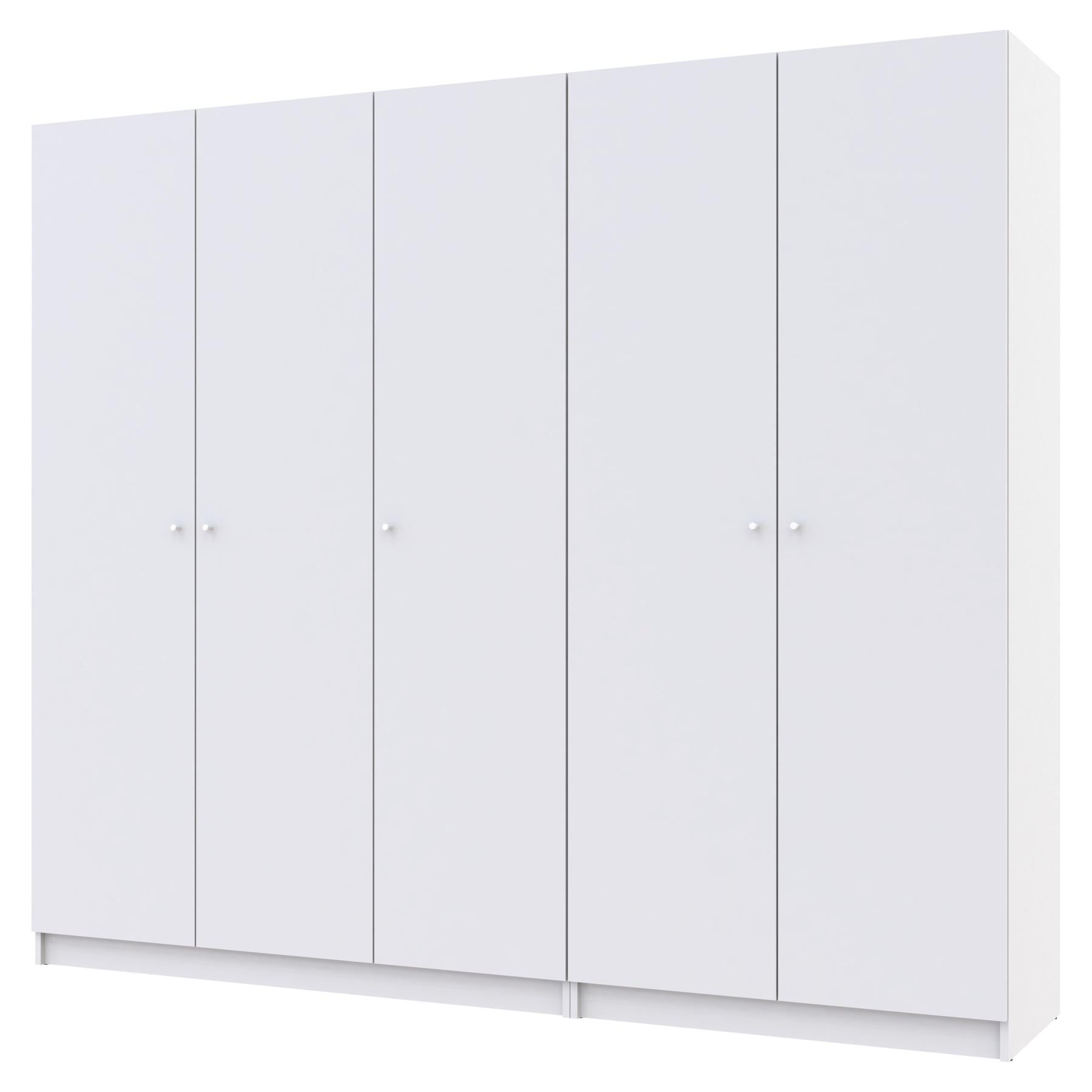 Комплект шаф для одягу Doros Промо 225х48х204 см 2 шт. Білий (DRS-011211)
