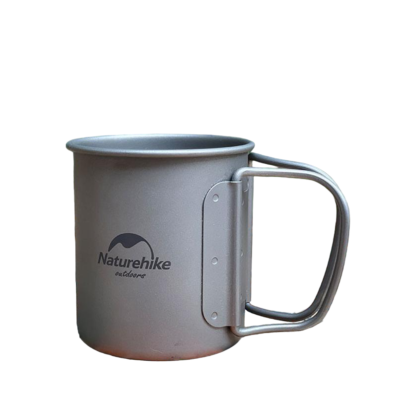 Кружка титановая Naturehike NH20CJ005 с ручкой 450 мл (14-79-6927595745786)