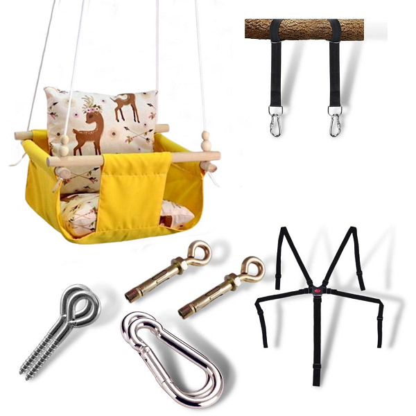 Детская качеля Infancy Сказочные олени Желтый (10072958) Детская качеля Infancy Сказочные олени Желтый (10072958)