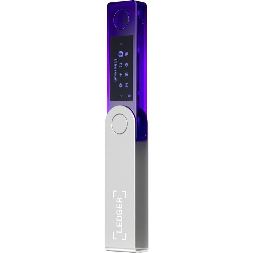 Крипто-гаманець апаратний холодний Ledger Nano X Cosmic Purple - фото 4