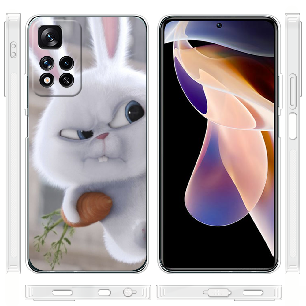 ᐉ Чехол BoxFace Xiaomi Redmi Note 11 Pro Plus 5G Rabbit Snowball Прозрачный  силикон (44441-up1116-44441) • Купить в Киеве, Украине • Лучшая цена в  Эпицентр