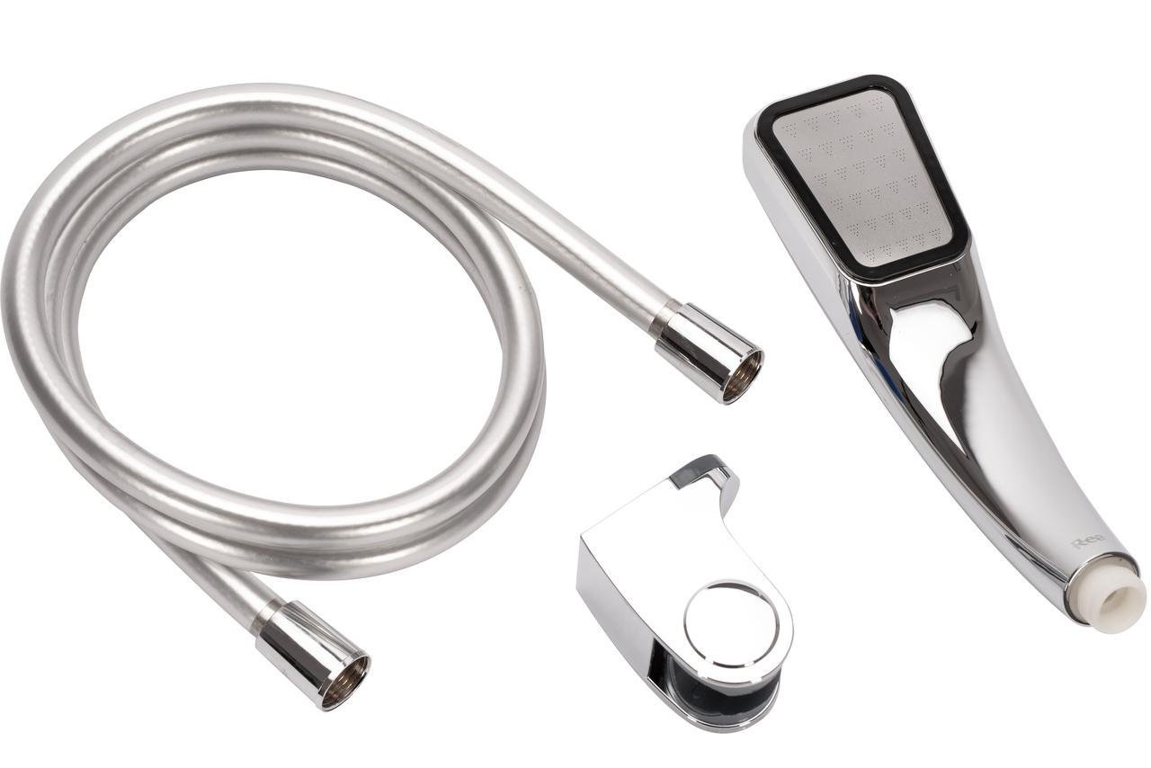 Душевая лейка Rea ECO POWER + шланг Хром (Rea-P8586)