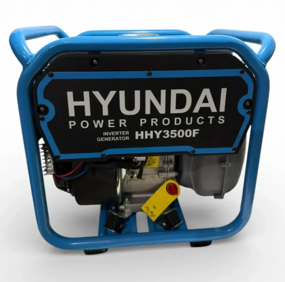 Генератор инверторный бензиновый HYUNDAI HHY3500F 3 кВт 3,5 кВт 220/230 В ручной запуск Синий (ГБ05-016-Skla(5))