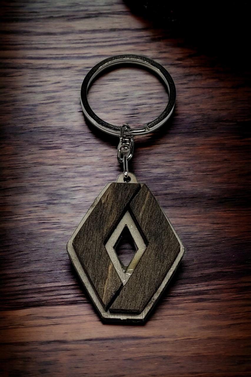 Брелок для автомобіля з дерева Renault (2048227123)