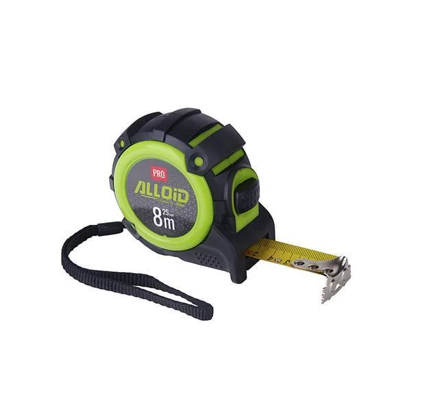 Рулетка Alloid Pro с автостопом 8 м/25 мм (MT-740825)