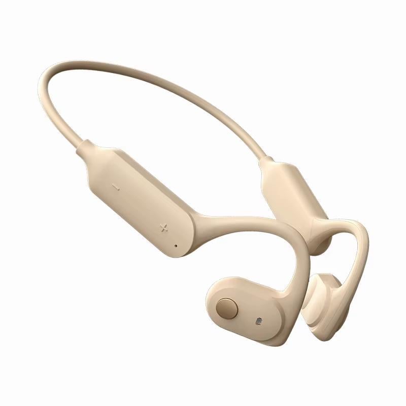 Наушники костные беспроводные Langsdom BE-10 Pro Bluetooth 5.4 32 Гб Open-Ear Бежевый (32304463)