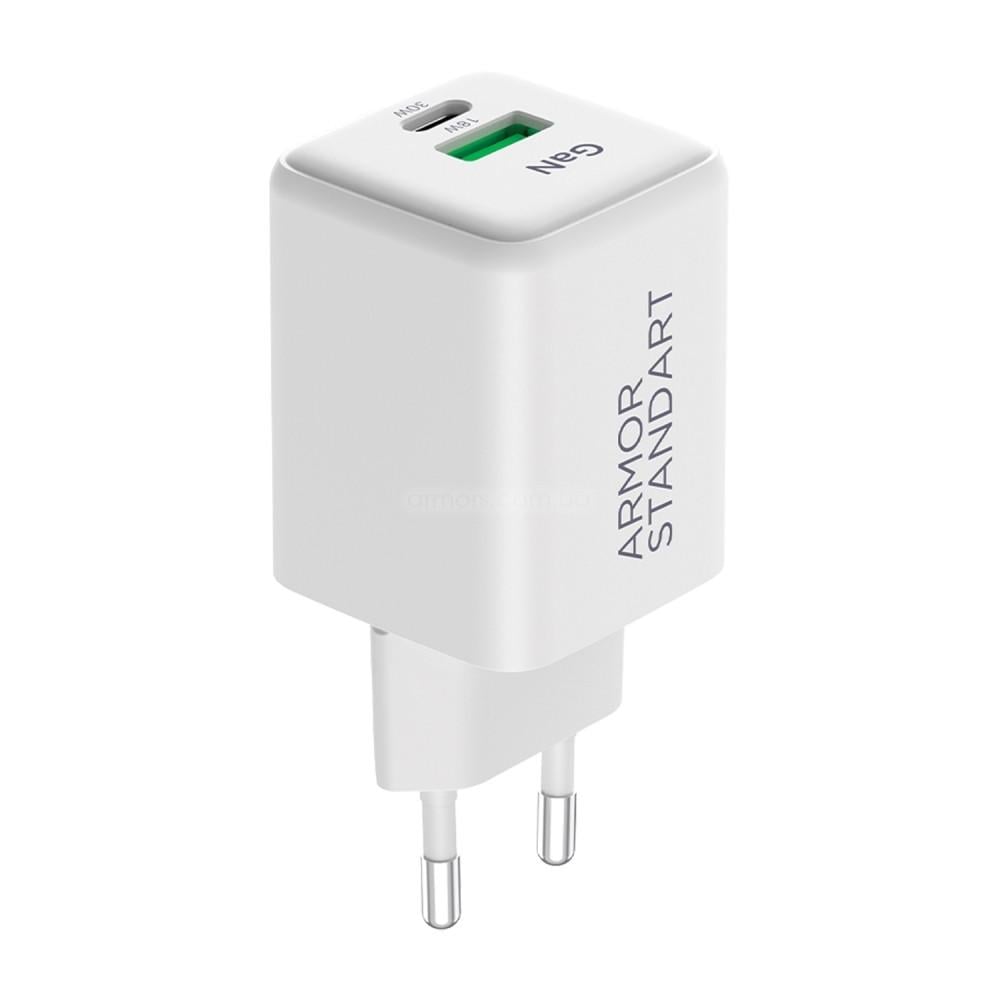 Зарядное устройство ArmorStandart AR372 45W GaN Type-C USB White (ARM77550) - фото 2