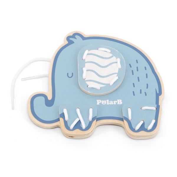 Дерев'яна шнурівка Viga Toys PolarB Звірята (44044) - фото 4 Дерев'яна шнурівка Viga Toys PolarB Звірята (44044) - фото 4