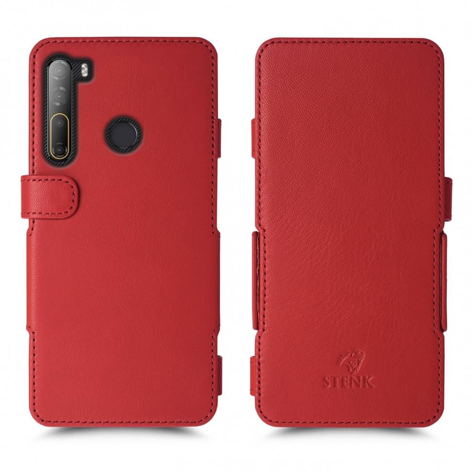 Чехол книжка Stenk Prime для HTC Desire 20 Pro Красный (68086)