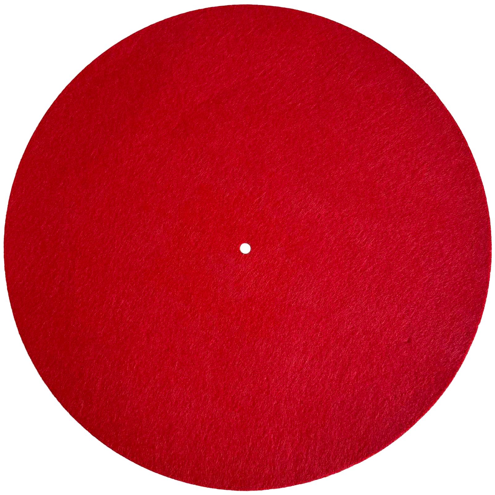 Килимок для вінілового програвача з повсті Червоний Килимок для вінілового програвача з повсті Червоний