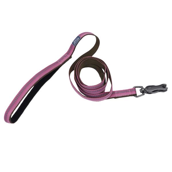 Поводок для собак Coastal K9 Explorer Leash светоотражающий 1,6х180 см Розовый (76484364396)
