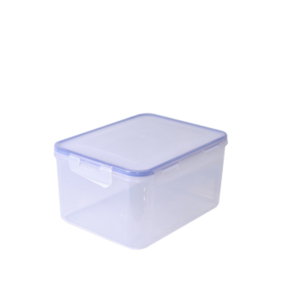 Контейнер для харчових продуктів Алеана прямокутний з затиском 0,65 л Прозорий (УТ000088973) - фото 2 Контейнер для харчових продуктів Алеана прямокутний з затиском 0,65 л Прозорий (УТ000088973) - фото 2