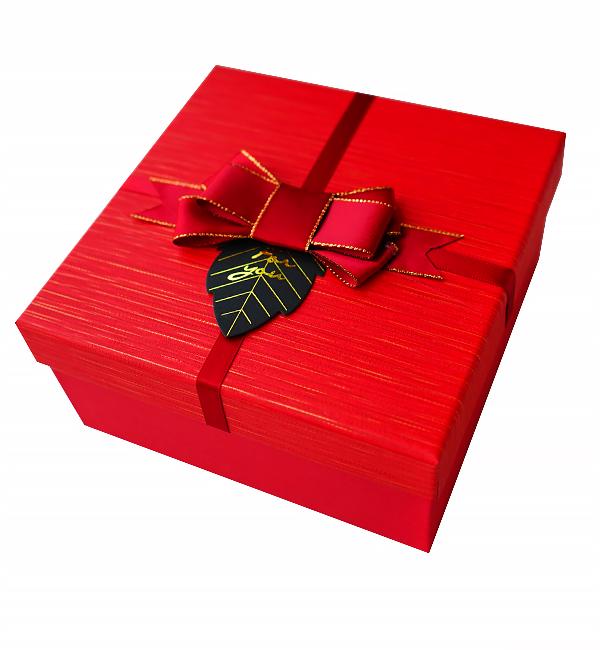 Подарочная коробка 19x19x10 см Red (50149) Подарочная коробка 19x19x10 см Red (50149)