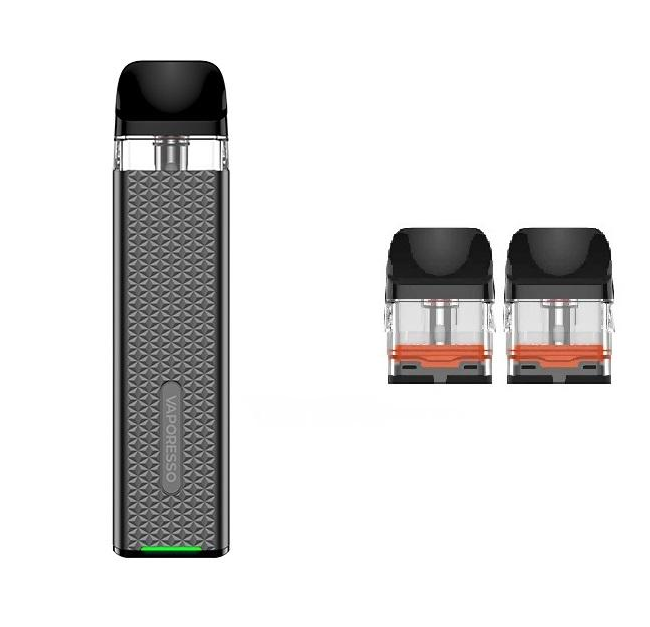 Електронна сигарета багаторазова Vaporesso XROS 3 Mini Kit та 2 додаткових картриджа Space Grey (87461111)