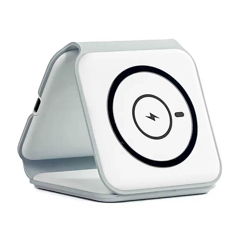 Зарядное устройство беспроводное WIWU M6 3 in 1 wireless charger White (00000066838_1)
