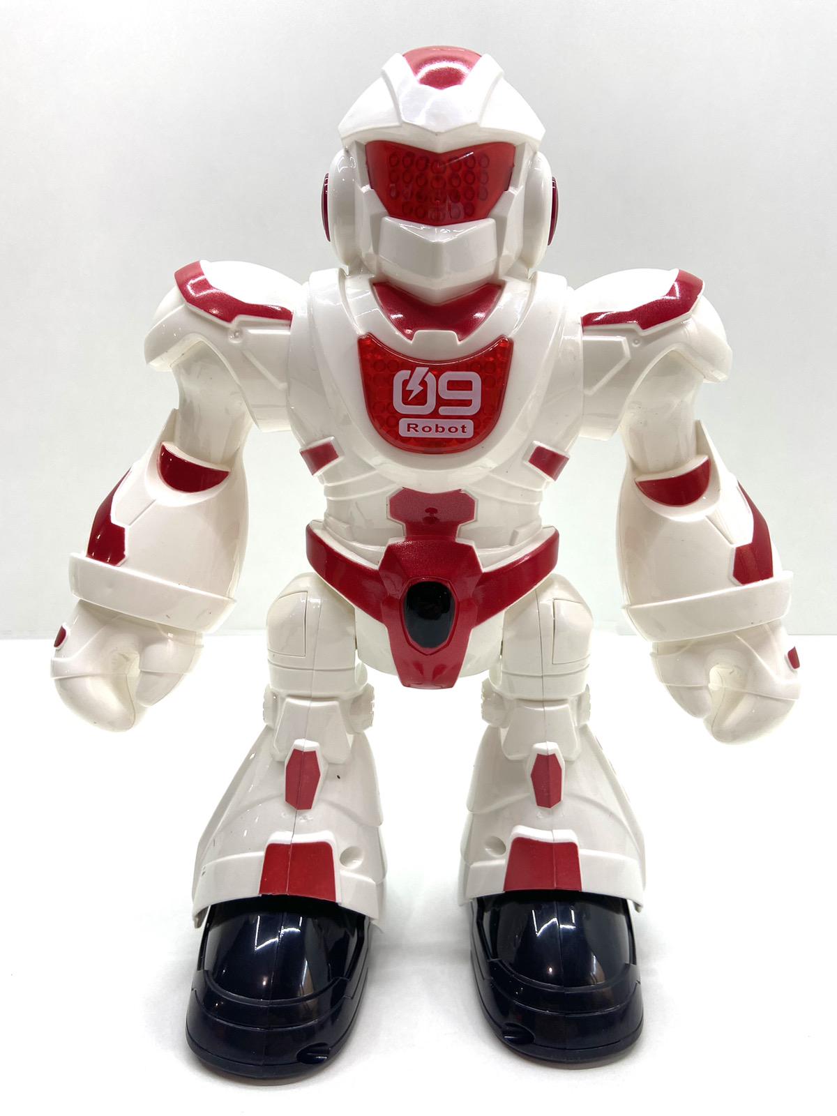 Робот інтерактивний Bambi на дистанційному керуванні ходить/танцює/програмується 23 см Біло-червоний (606-3) - фото 2 Робот інтерактивний Bambi на дистанційному керуванні ходить/танцює/програмується 23 см Біло-червоний (606-3) - фото 2