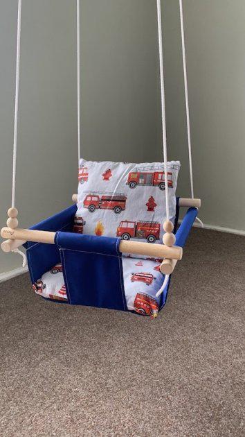 Дитяча гойдалка Infancy Пожежники Синій (9675281) - фото 4 Дитяча гойдалка Infancy Пожежники Синій (9675281) - фото 4