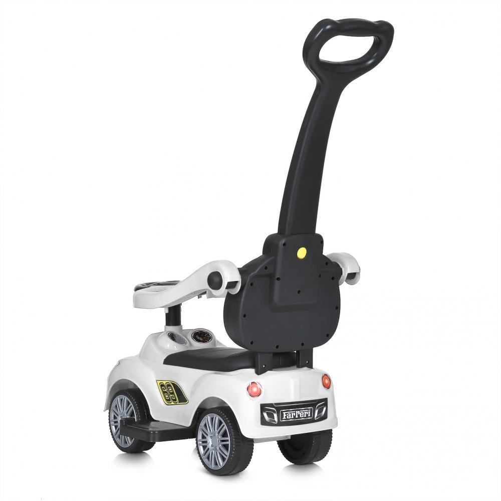 Детская каталка-толокар Bambi Racer M 5728L 2в1 Белый (24441677) - фото 4
