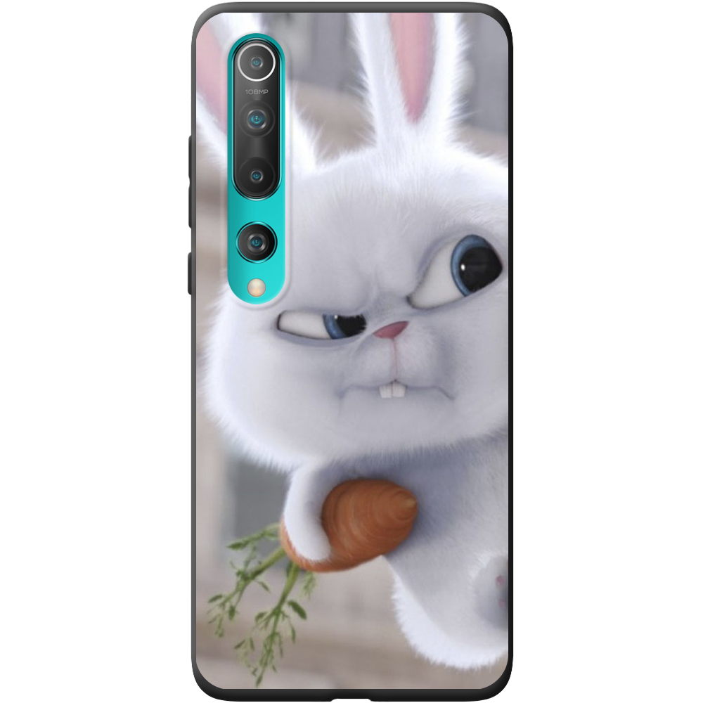 Чехол BoxFace Xiaomi Mi 10/ Mi 10 Pro Rabbit Snowball Черный силикон (39436-up1116-41939)