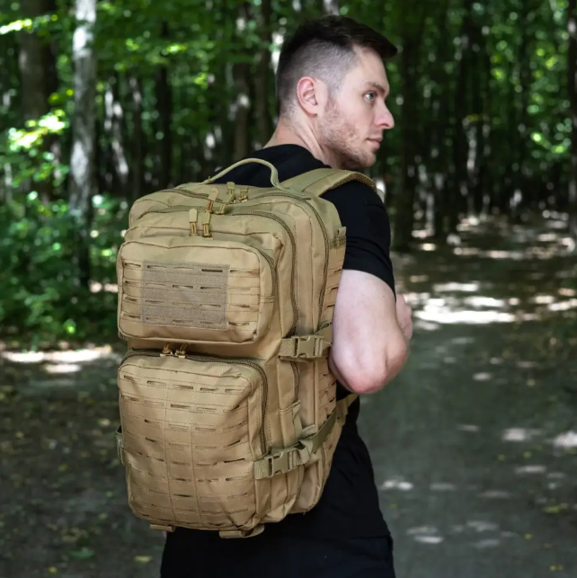 Армійський похідний камуфляжний ранець із системою MOLLE 36 літрів (AN004386)