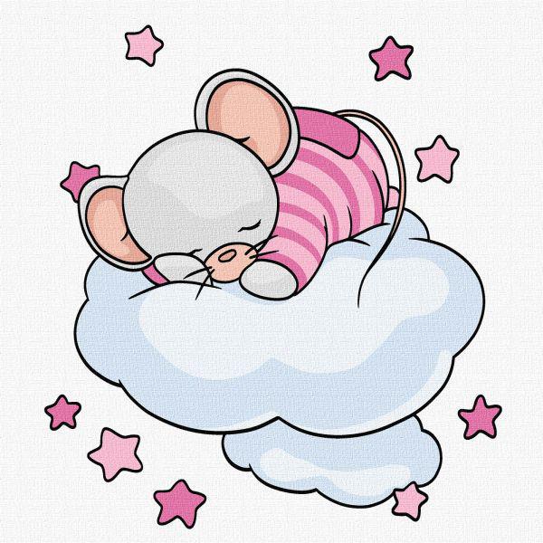 Картина по номерам Идейка Путешествие на облачке 25х25 см (Id-KHO6131)