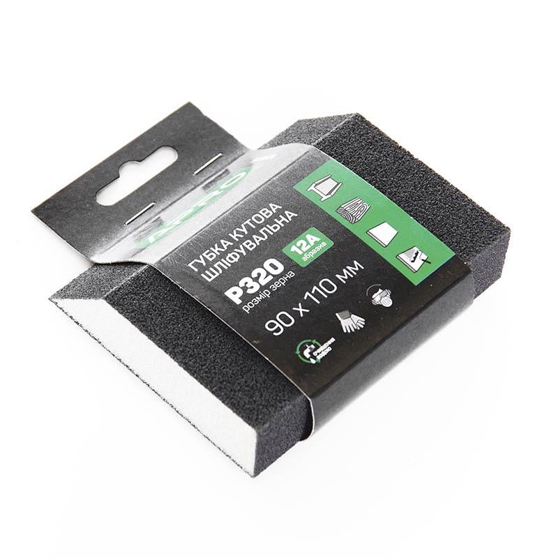 Губка шліфувальна Apro чотирьохстороння кутова P320 (828115)