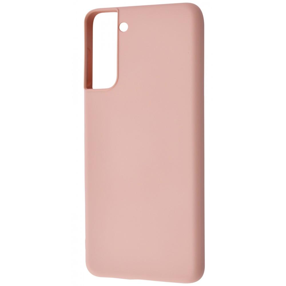 Чехол однотонный WAVE Colorful Case (TPU) Samsung Galaxy S21 Plus (G996B) pink sand
