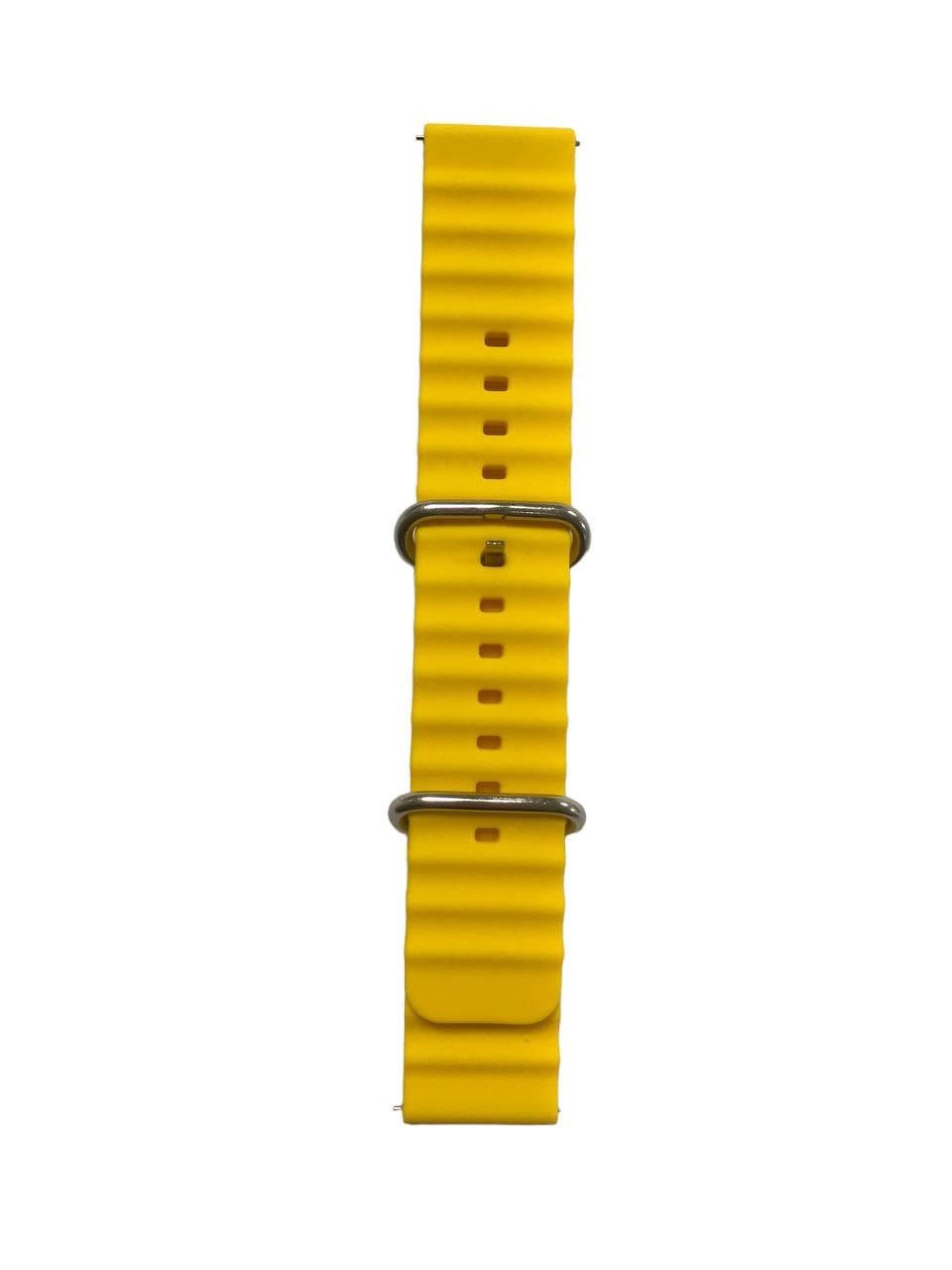 Ремешок для часов силиконовый Ocean Design Amazfit 22 мм Yellow (000550601)