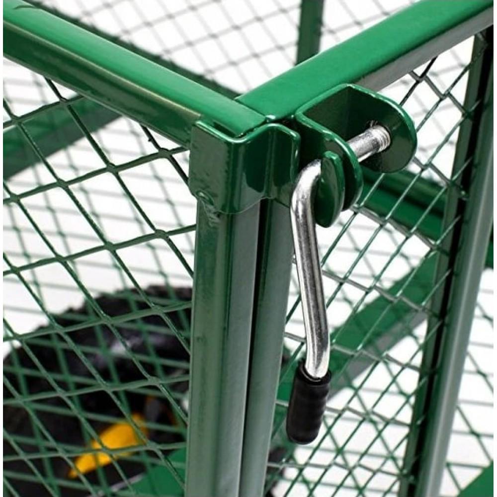 Тележка садовая 4-колесная Siker TC1841 350 кг 200 л Зеленый (42401065) - фото 5 Тележка садовая 4-колесная Siker TC1841 350 кг 200 л Зеленый (42401065) - фото 5