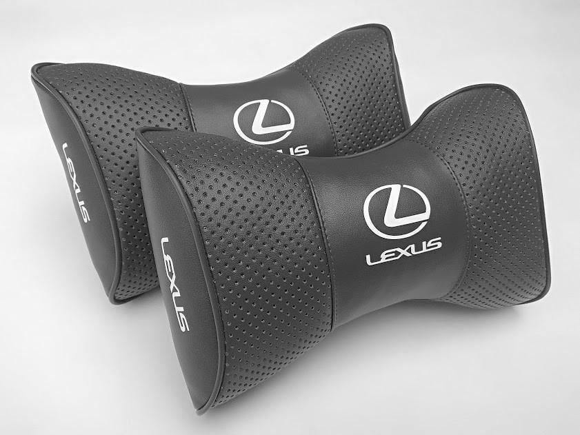Подушка на подголовник авто Lexus 2 шт. (00396)