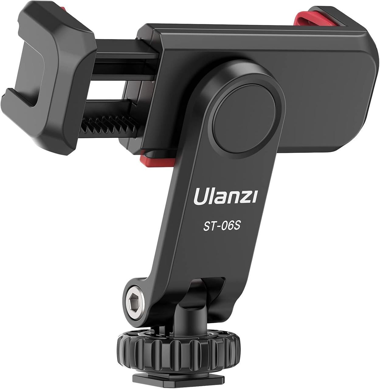 Тримач для смартфона ULANZI ST-06S з кріпленням 1/4" та двома холодними башмаками Тримач для смартфона ULANZI ST-06S з кріпленням 1/4" та двома холодними башмаками