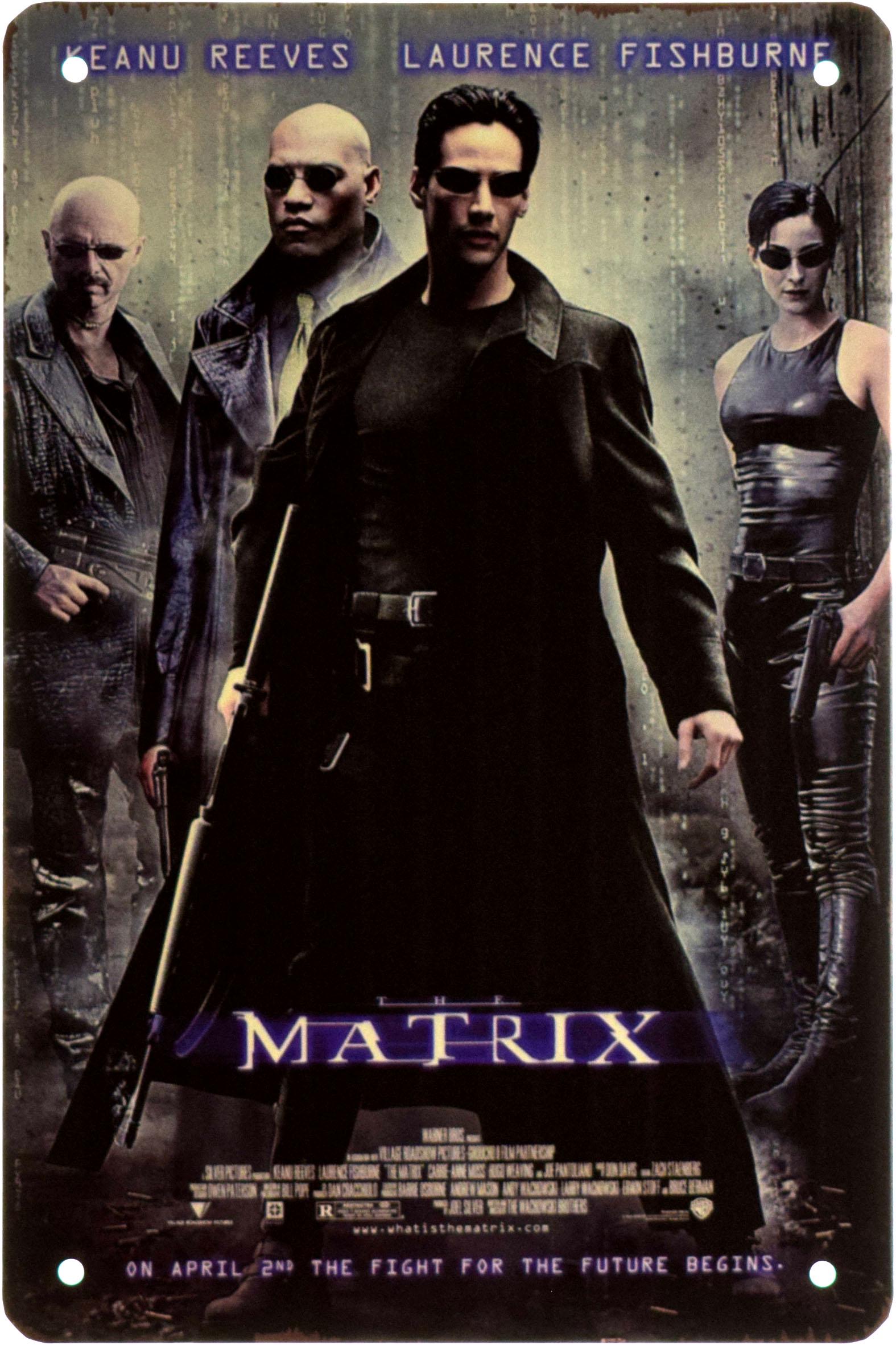 Табличка металлическая Матрица/The Matrix 20x30 см