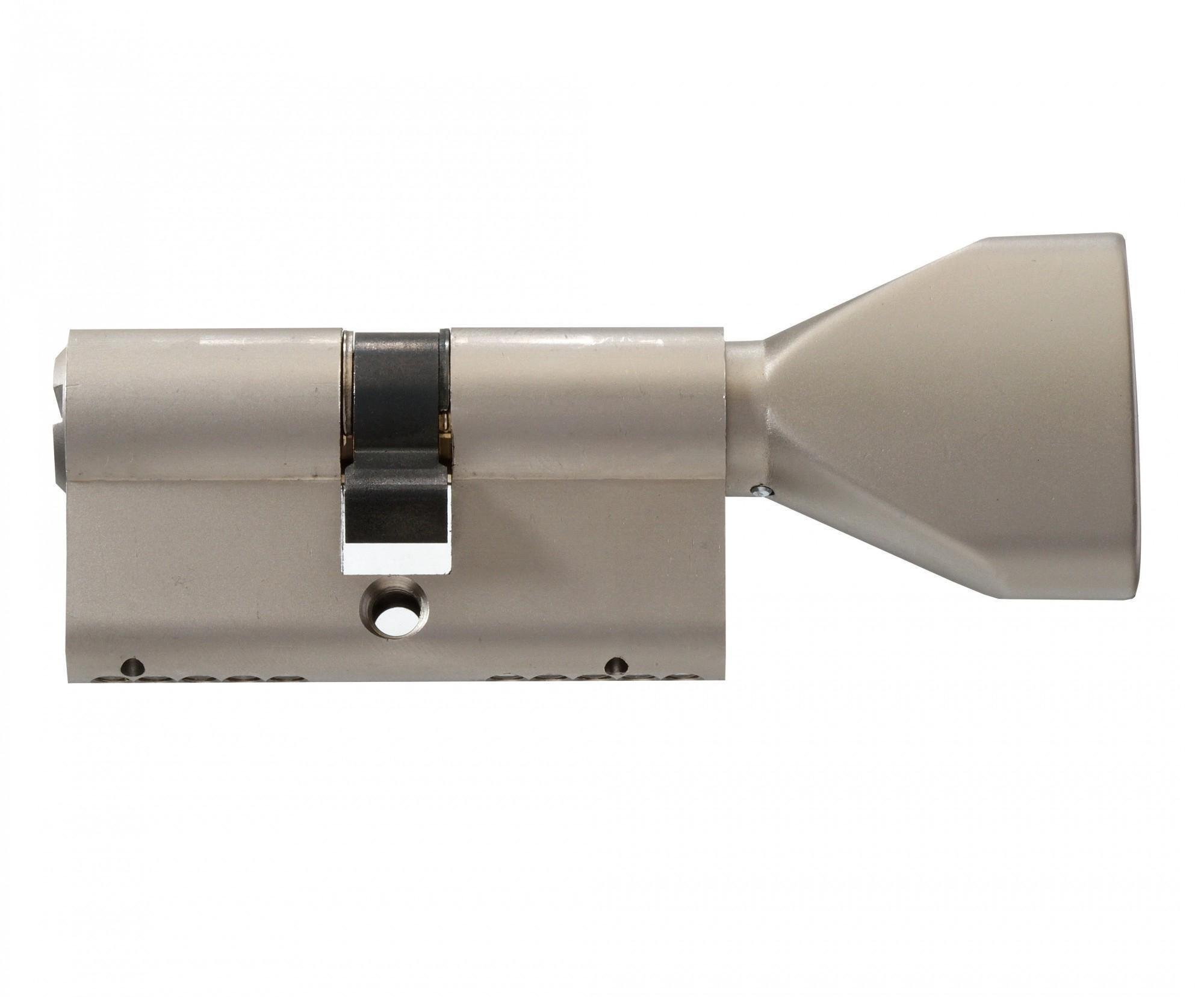 Цилиндр Titan K5 T30х40 MN E 3MS K5 тумблер/ключ 3 ключа Никель (000000108) - фото 2