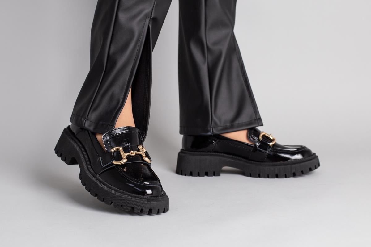 Туфли женские кожа наплак р. 41 Черный (7001-2/41)