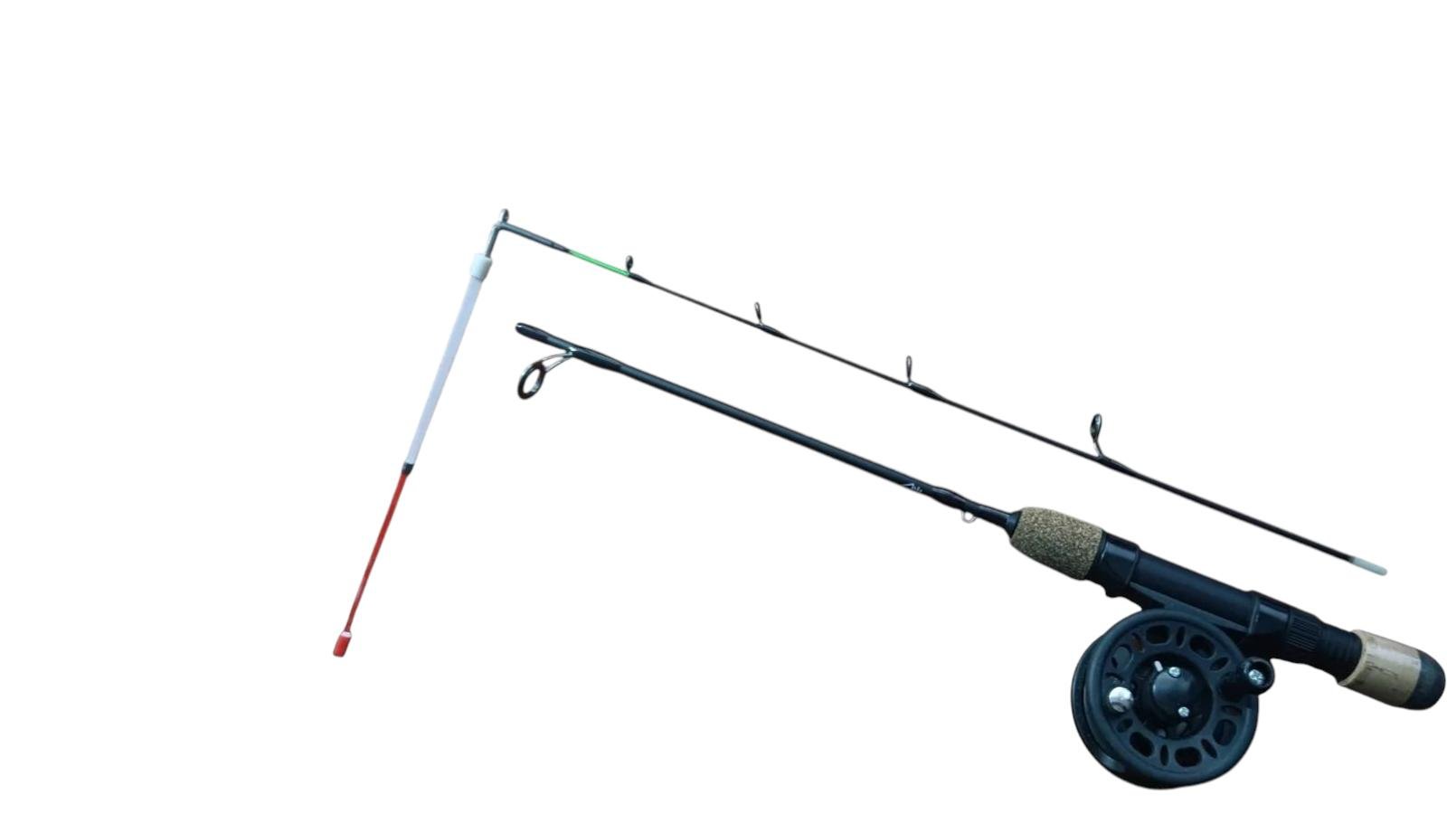 Удочка зимняя на карася с боковым кивком 3в1 80 см