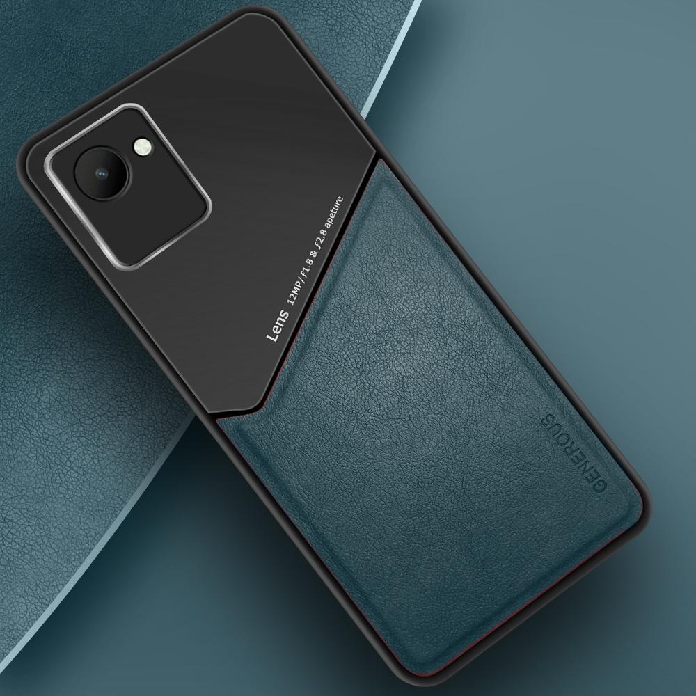 Комбинированный чехол Generous Realme C30 Green (29920-08) Комбинированный чехол Generous Realme C30 Green (29920-08)